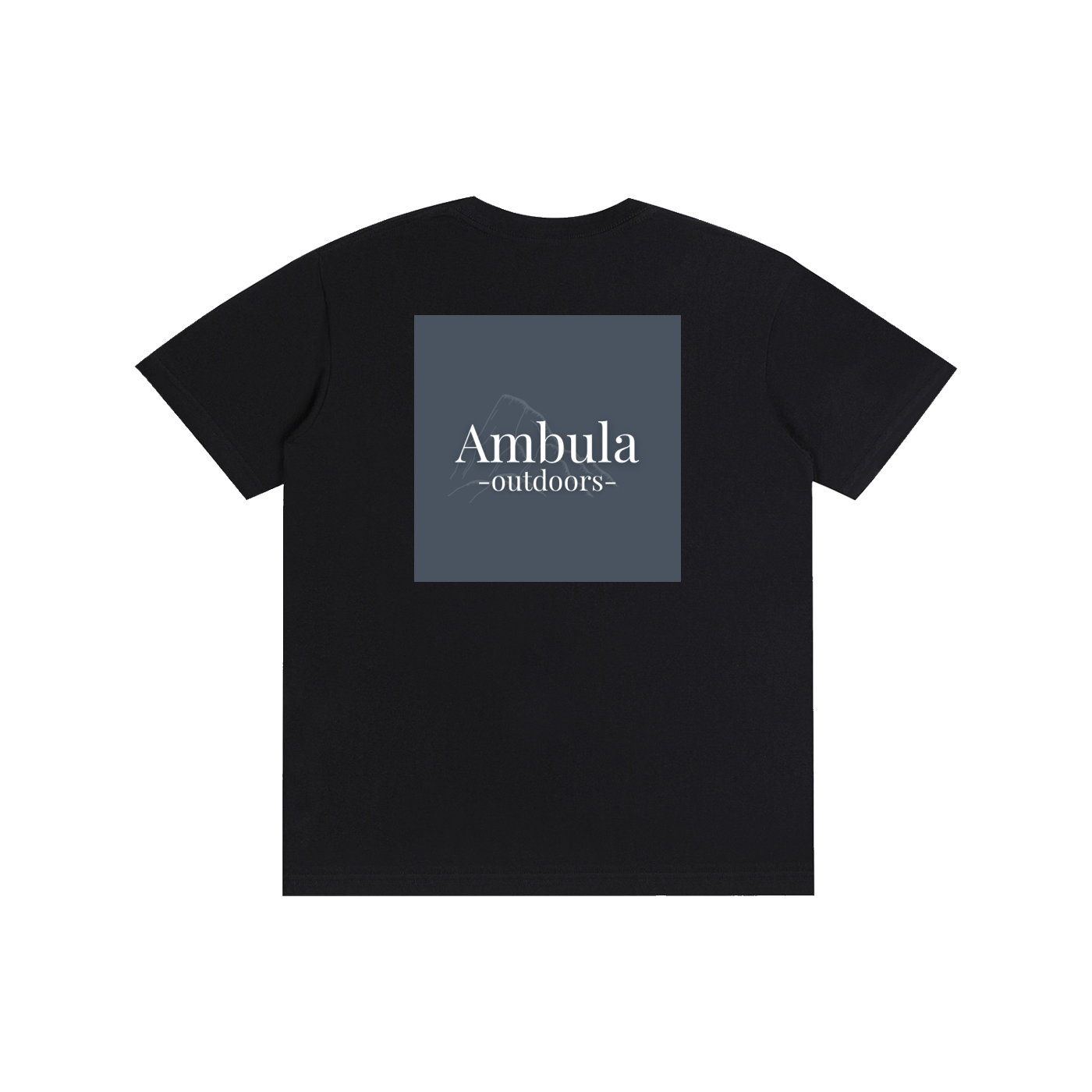 Men’s (Blue) Back Print T-Shirt