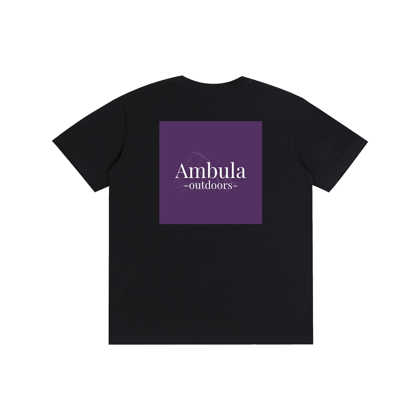 Men’s (Purple) Back Print T-Shirt